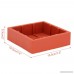 New Arrival Wine Red Silicone 3D Square Castle Shape Mold for Mousse Cake Pudding Brownie Cheesecake Bakeware Tools - B06XPVTZXM